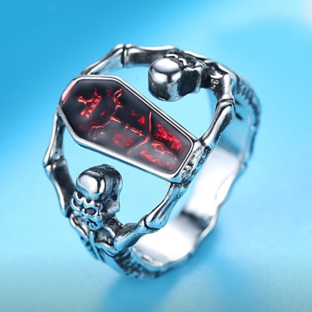 💀 Vampire skeleton ring 🧛‍♀️ - Picture 7 of 8